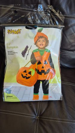 Infant pumpkin Holloween costume