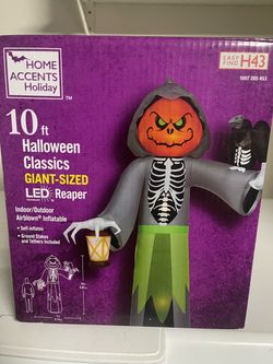 10ft Halloween Classic Giant LED Reaper