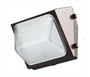Feit Electric 4000 Lumen Integrated LED Bronze Dusk to Dawn Commercial Wall Pack Light, 4000K - New