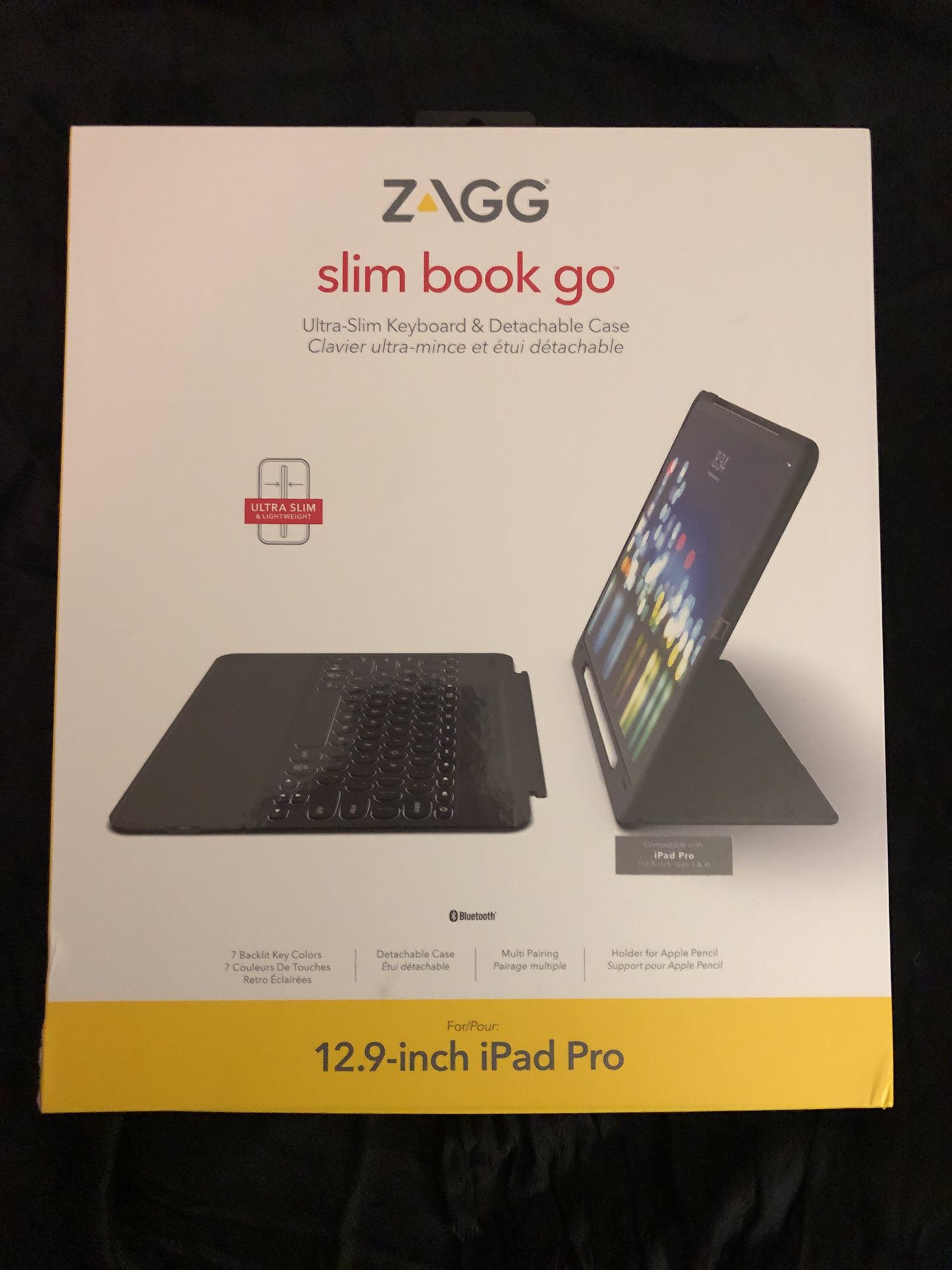 Slim Book Pro With Keyboard For iPad Pro New In Box