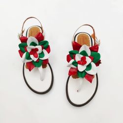 Handmade All Leather Sandal  Made In Colombia 