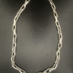 Sell Louis Vuitton Monogram Chain Necklace - Silver