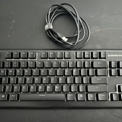 SteelSeries Apex 3 TKL Gaming Keyboard – Model KB-00015 (Excellent Condition)