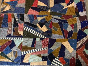 ✨Vintage ✨1970's Patchwork Quilt Blanket Retro Boho