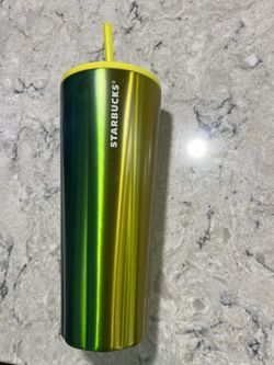 Starbucks Green/Lime Siren Logo Steel Cold Cup