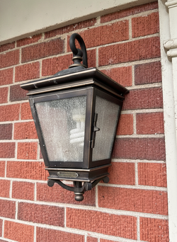 Thomas Kinkade Bronze Outdoor Wall Lantern