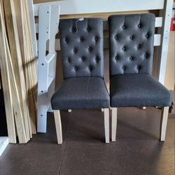 Set up 2 designer chairs $59