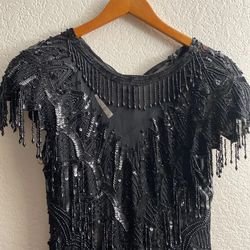 Formal Beaded Sequin Dress - Great For Valentine's Day- MUST SELL!!