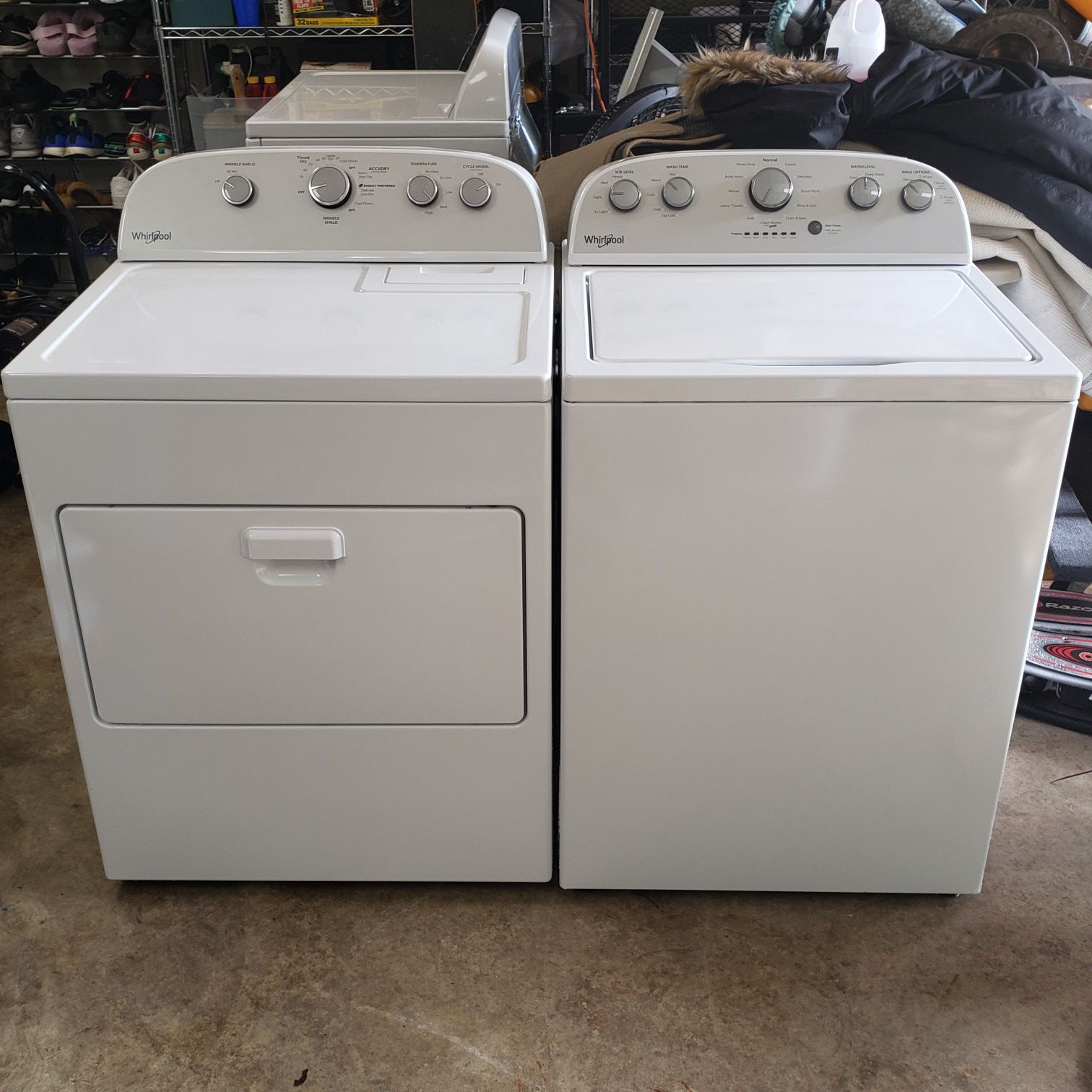 Whirlpool Waher and Dryer Set Brand New.