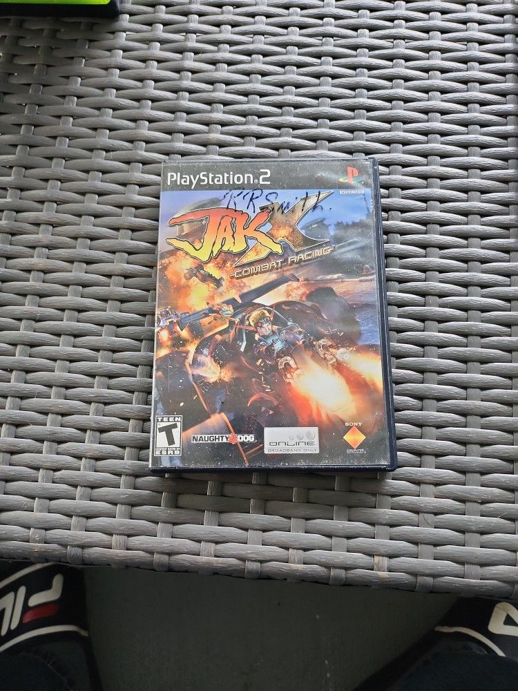 Jak X Combat Racing Sony PlayStation 2 PS2 Black Label Game Complete
