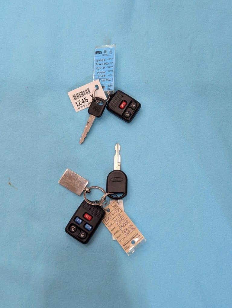 Genuine Ford EXPED. 2008. & 2007 Ford E 250 Key Fob/ remote $30 EACH