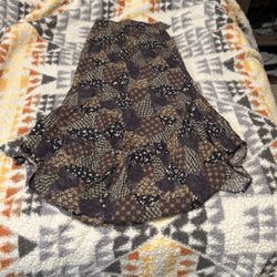 Shein Maxi Patchwork Skirt