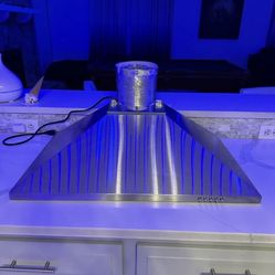30Inch 450CFM Household StainlessSteel Ventilated Kitchen Wall Mount Range Hood