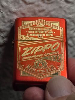 Zippo red/gold