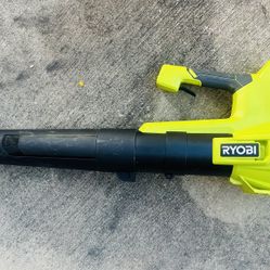 RYOBI ONE+ 18V 100 MPH 350 CFM Cordless Battery Variable-Speed Jet Fan Leaf Blower (Tool Only)