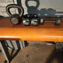 4 Weights For Exercise 