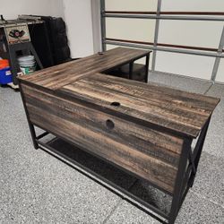 L-Shaped Desk 57" X 60" X  19"D