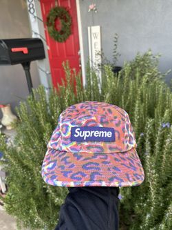 Supreme Camp Cheetah Print Hat