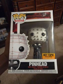 Funko Pop Vinyl Hellraiser Pinhead Glow GITD Hot Topic #360 New Box Damage