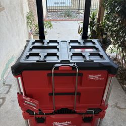 Milwaukee Packout Rolling Tool Box. 48-22-8427/ (2) Drawer Tool. Box 48-22-8442