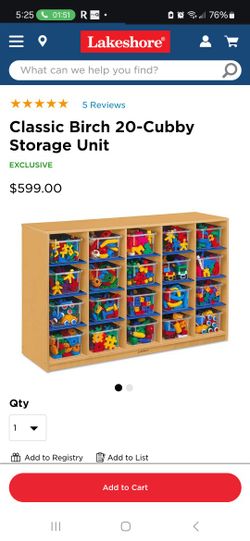 Lakeshore Cubby Storage Unit