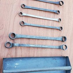 Vintage Large Size Wrench Set 