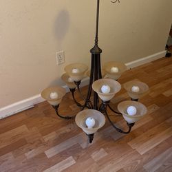 9 Bulb Chandelier