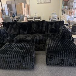 Sectional And Ottoman 