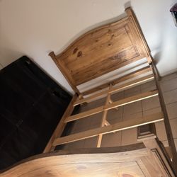 Bed with queen mattress O.B.O