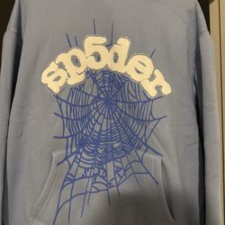 Blue Sp5der Web hoodie