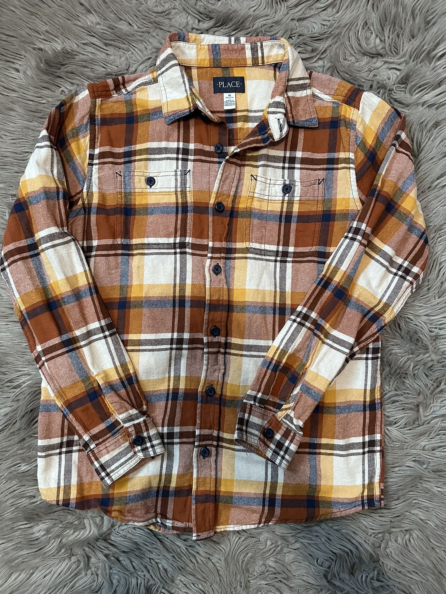 boys flannel shirt 16