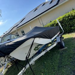 1975 Manatee Skiff 16ft With Trailer 