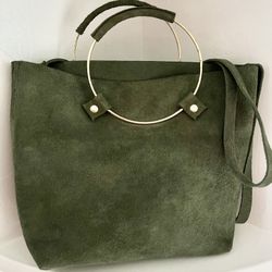 Tribe Alive Suede Lux Handbag- New/Never Used