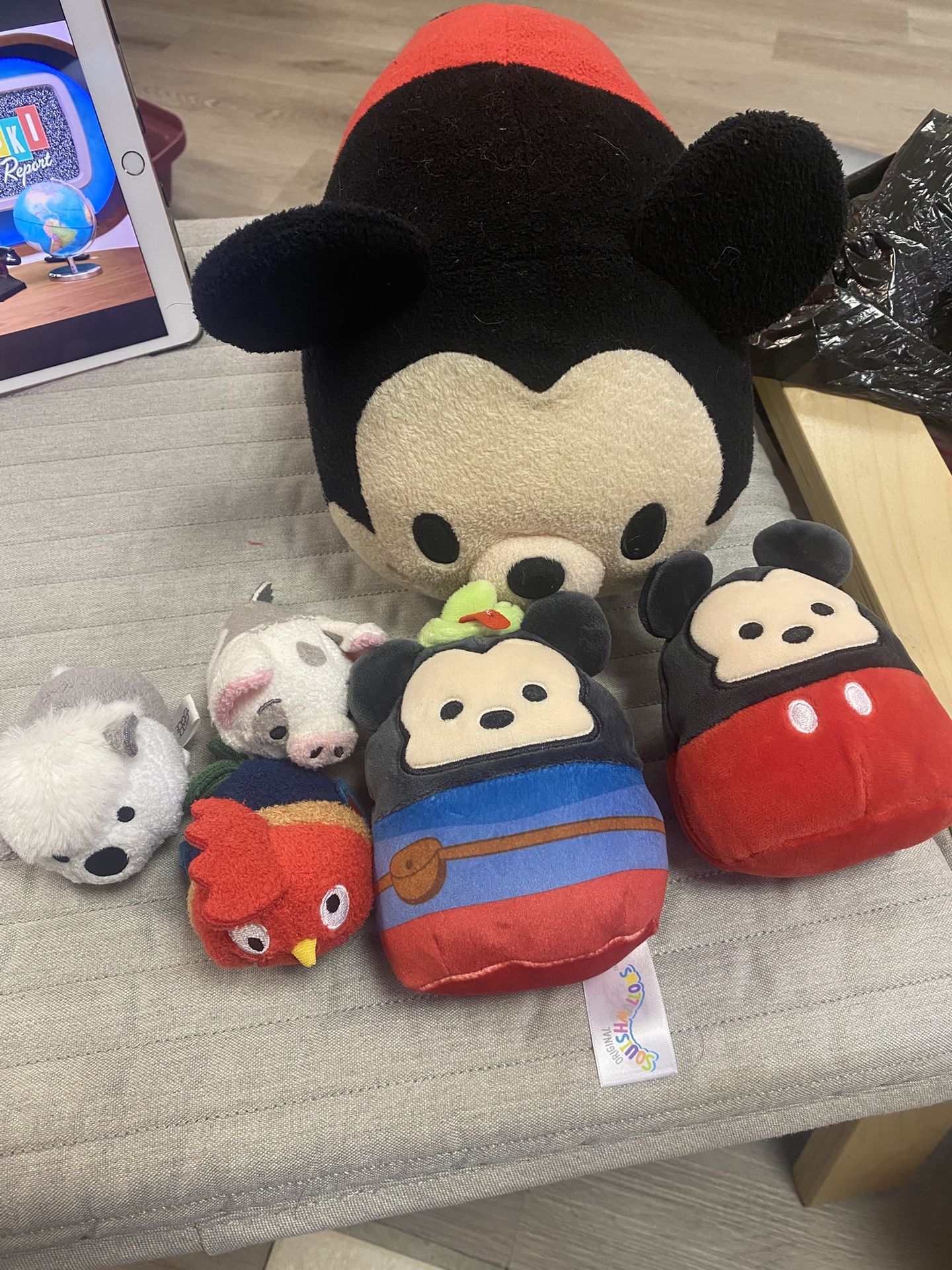 Group Of 6 Disney Stuffed Animals