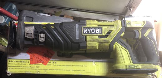 Ryobi P517 Brushless Reciprocating Saw 18V Saw-zall ** TOOL ONLY **s1
