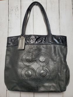 Coach Leather Tote Bag