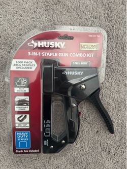Husky 3 in 1 Staple Gun