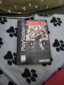 Resident evil ps1 long box with manual