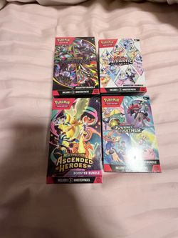 Pokemon Bundles! Ascended Heroes, Journey Together, Pitch Black, Prismatic Evolutions