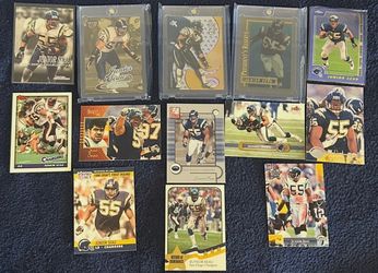 Junior Seau San Diego Chargers Football Card Lot – Inserts & 1990 Draft Card
