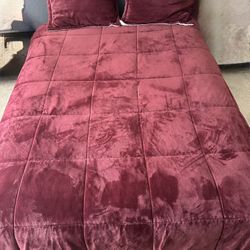 👀 PRICE DROP 👀. Ugg ~ Like New Cozy Comforter + 2 Pillow Shams