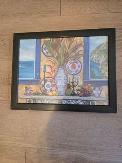 Painting with frame