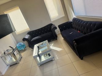Couches and table