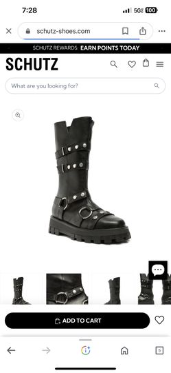 Iggy Leather Boot Schutz Size 7 Us