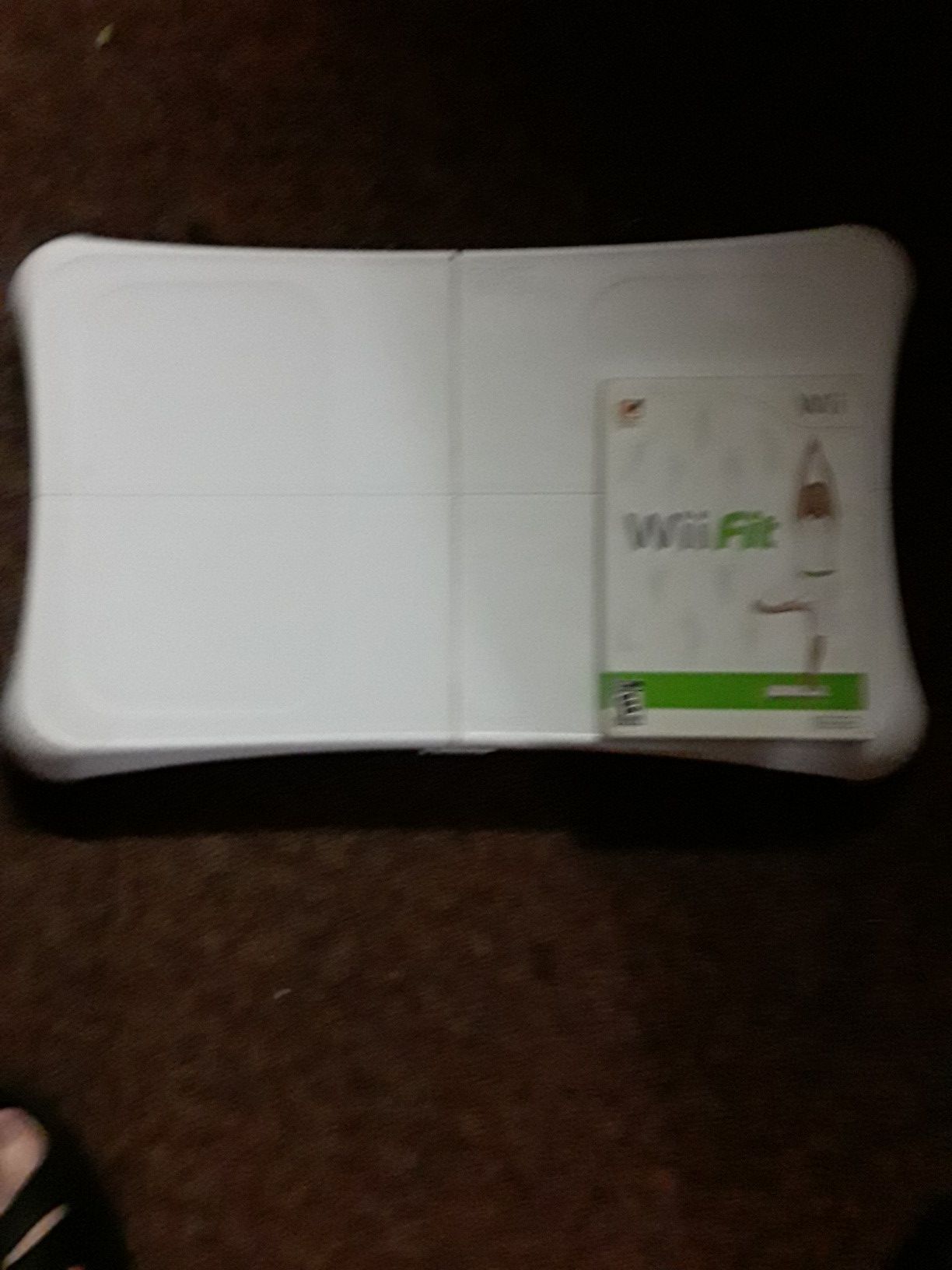 Wii fit game with balance board