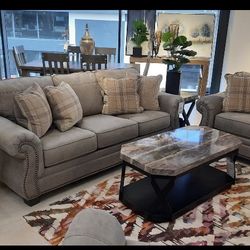 Olsberg Steel Living Room Set (Couch Sofa, Loveseat , Sectional Options 