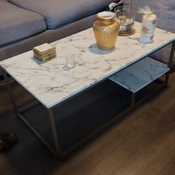 Coffee table - faux marble