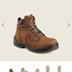 SIZE 8 RED WING THE KING TOE BOOTS WATERPROOF LEATHER SAFETY TOE BOOTS BRAND NEW