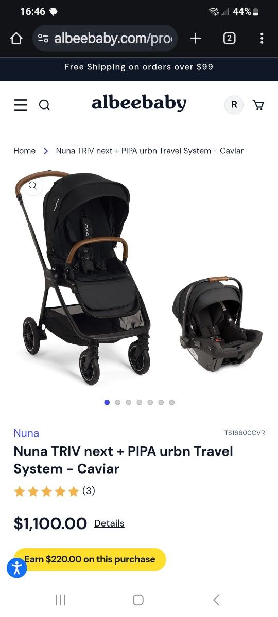 Nuna Triv Next Pipa Urbn Travel System