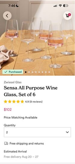 Zwiesel Glas Sensa All Purpose Wine Glass Set of 6
